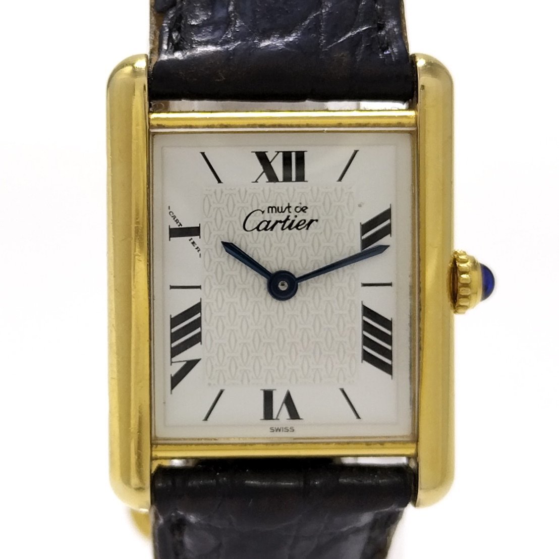 ●カルティエ Cartier マストタンク レディース腕時計 クオーツ SV925 中古[Jコレ]989 T_画像1