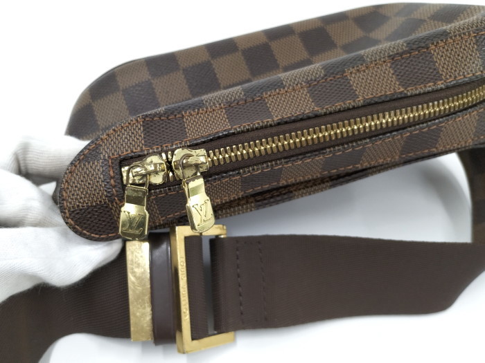 【中古】LOUIS VUITTON ジェロニモス ボディバッグ ダミエ エベヌ N51994_画像5