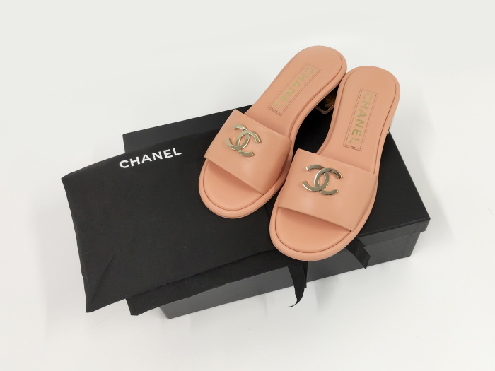 【中古】CHANEL サンダル ピンク G45269 表記サイズ：36C_画像9