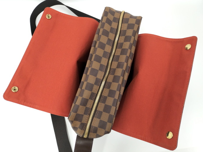 【中古】LOUIS VUITTON ナヴィグリオ ショルダーバッグ ダミエ エベヌ N45255_画像8