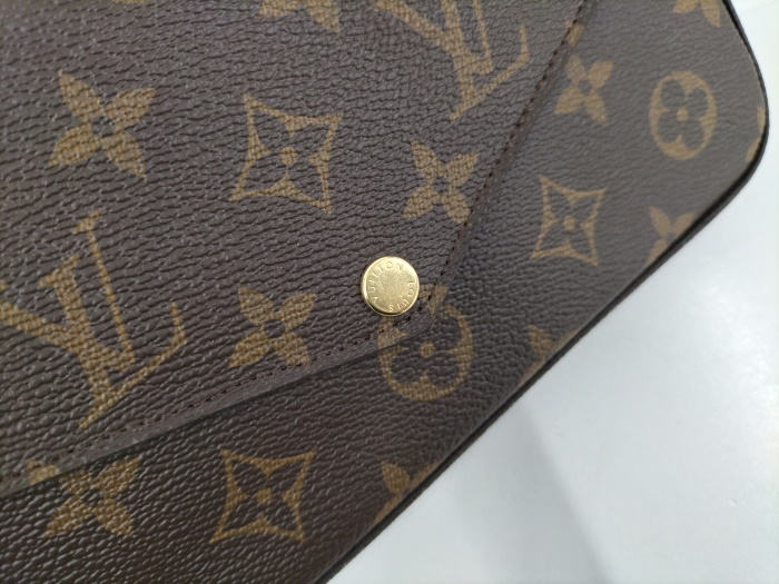 【中古】LOUIS VUITTON ポシェット フェリシー 二つ折り長財布 チェーンウォレット モノグラム M61276_画像8