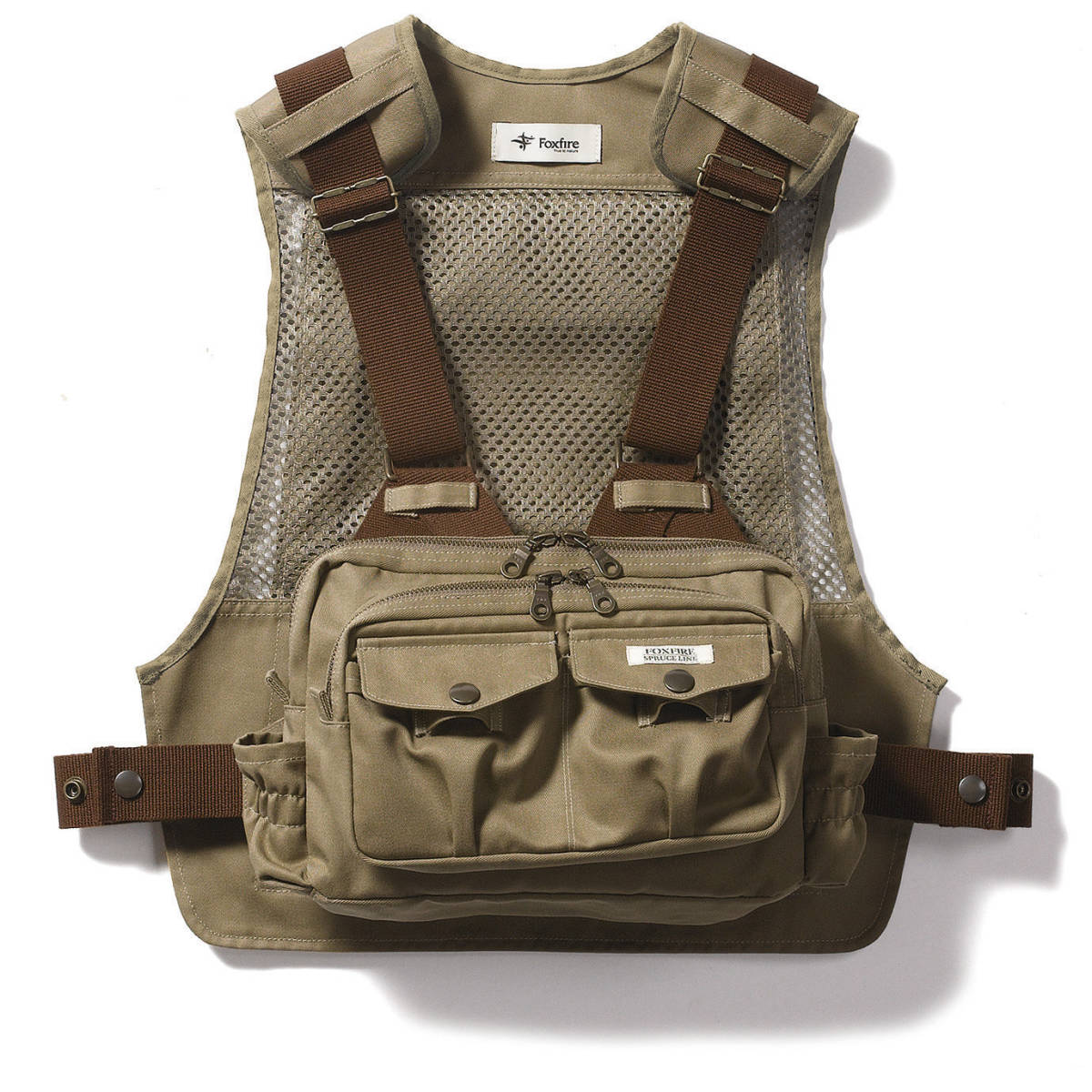 FOXFIRE スプルースライン チェストストラップベスト　Khaki 即決！！_画像1