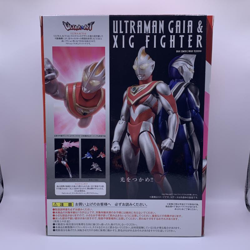 [ б/у ] Bandai ULTRA-ACT Ultraman Gaya XIG Fighter комплект вскрыть товар [240070111752]