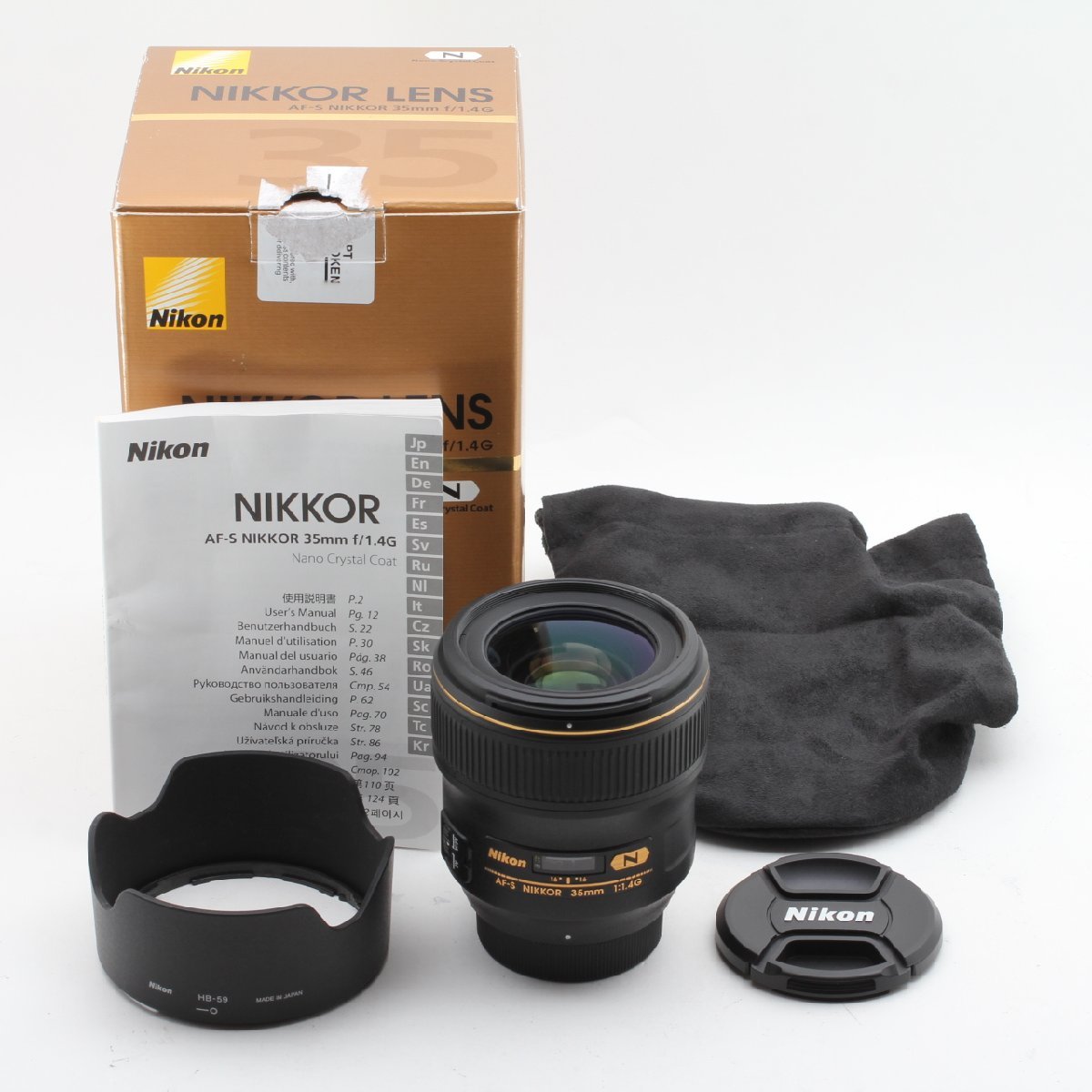 Nikon ニコン AF-S NIKKOR 35mm f/1.4G_画像1