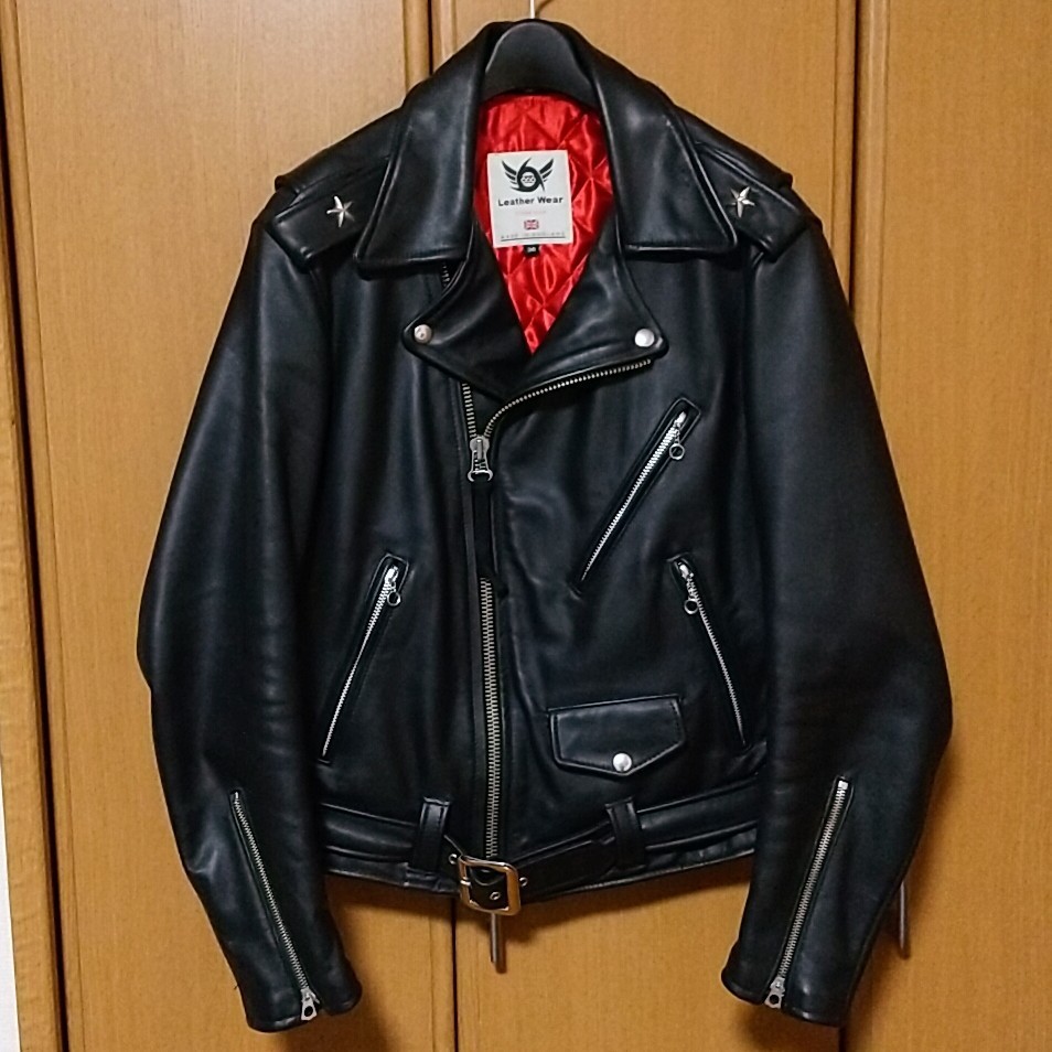 人気の贈り物が 666 Leather Wear ダブルライダースジャケット