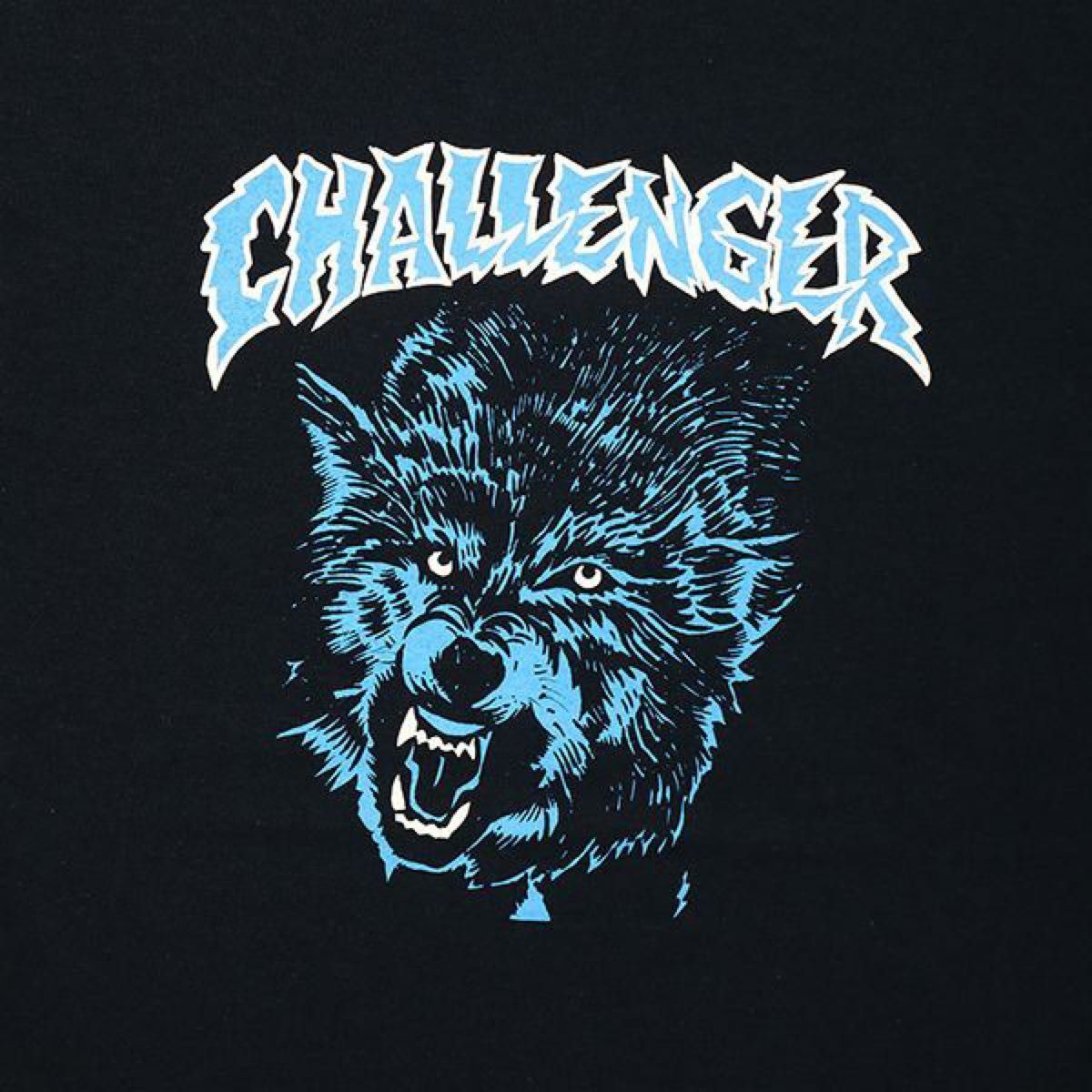 チャレンジャー ロングスリーブTシャツ/CHALLENGER ウルフ XLサイズ