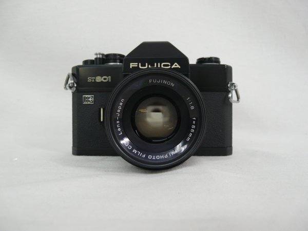 YJ43 FUJICA ST801 フィルムカメラ　FUJIFILM 通電確認済み_画像2