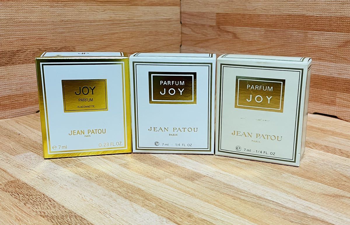 ◆JEAN PATOU ジャンパトゥ JOY PARFUM ジョイパルファム 香水 3点セット　B_画像1