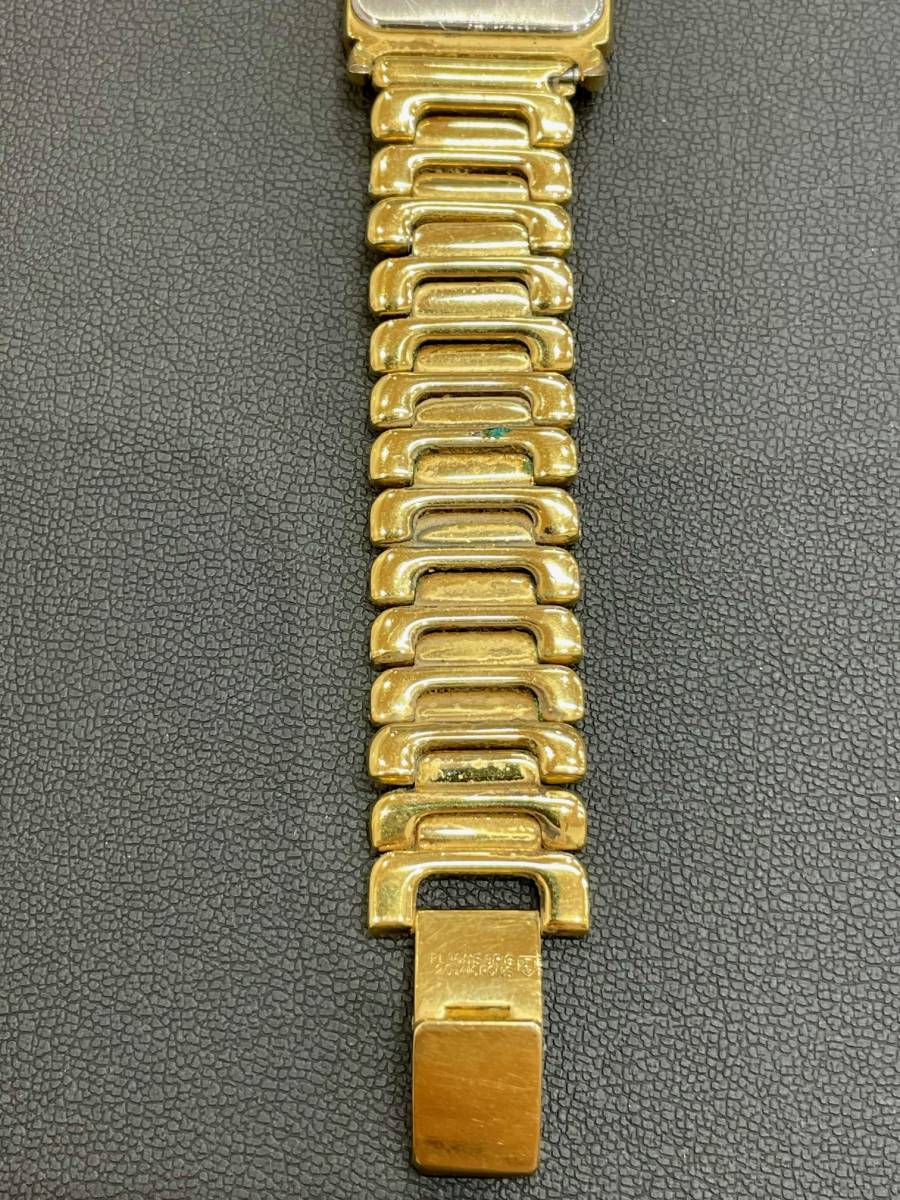 FS1111 ZITURA FINE GOLD 999.9 G 20 MICRONS FOND ACIER SAPHIR 腕時計 24金 2g インゴット スイス銀行 現状品_画像9