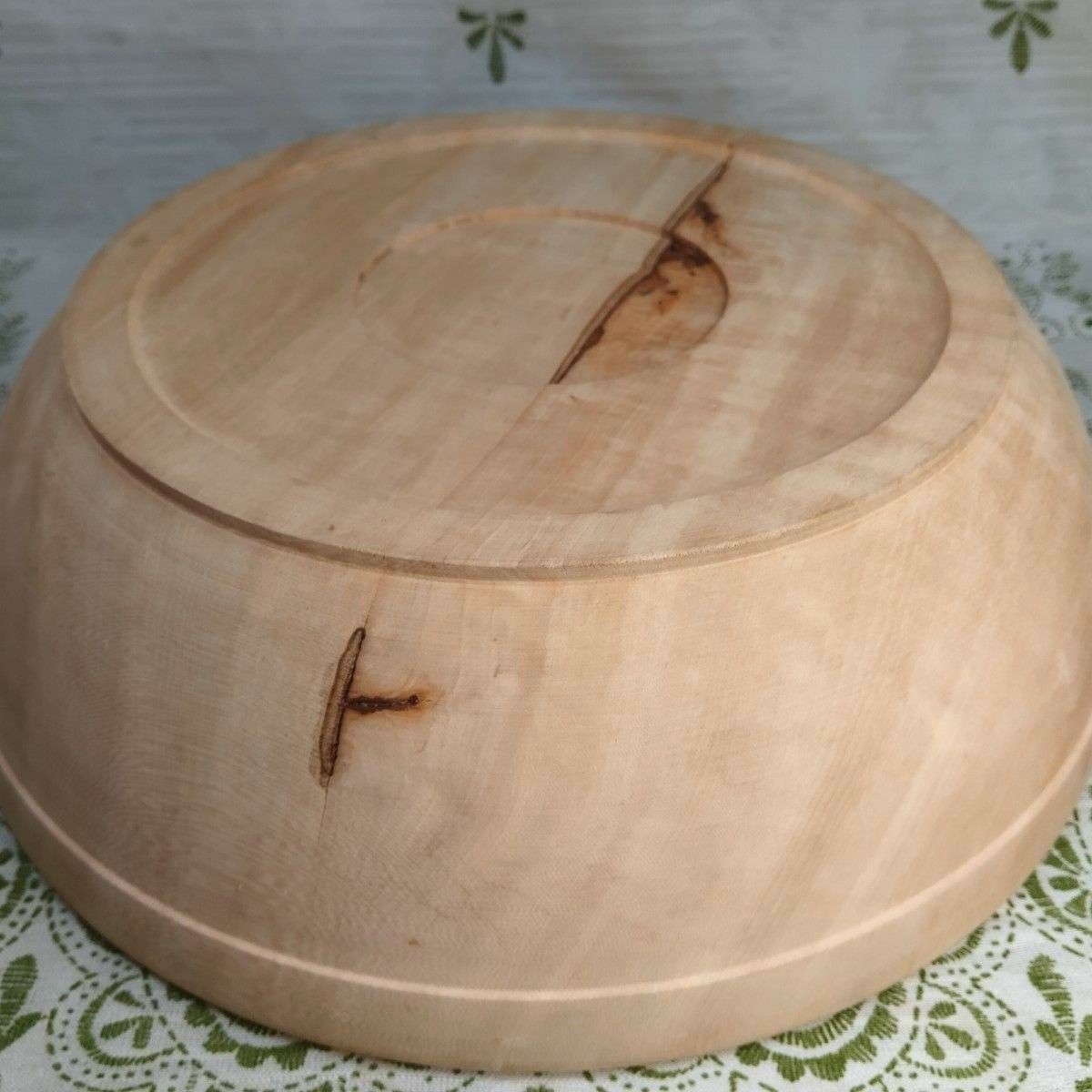 こね鉢 天然木 木製 蕎麦 無垢材