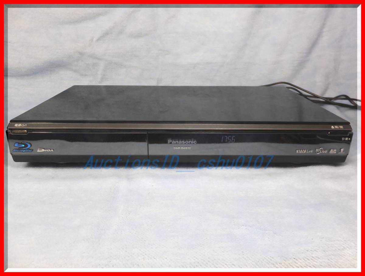 Panasonic(パナソニック)ブルーレイレコーダー DIGA【DMR-BW970 Panasonic(パナソニック)ブルーレイレコーダー DIGA【DMR-BW970
