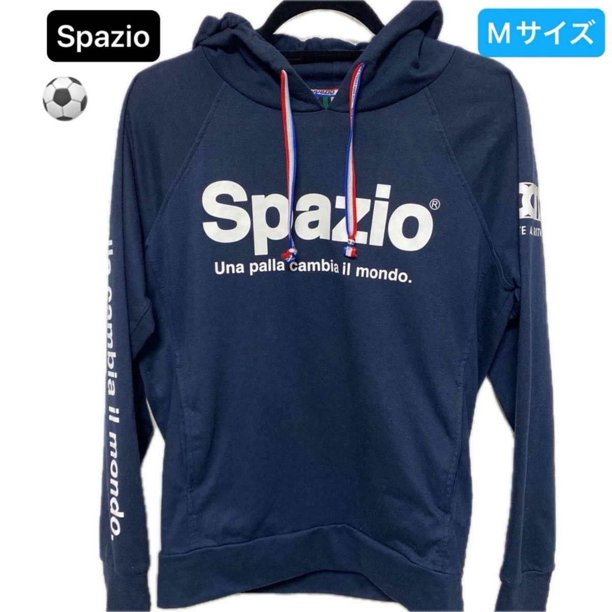 【今週のSALE】Spazio プルオーバーパーカー メンズ Mサイズ スパッツィオ　サッカー フットサル