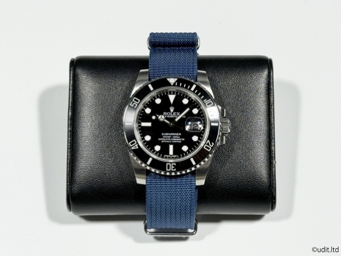  rug width :20mm ribbed high quality NATO strap color : blue wristwatch belt nylon band fabric rib rib