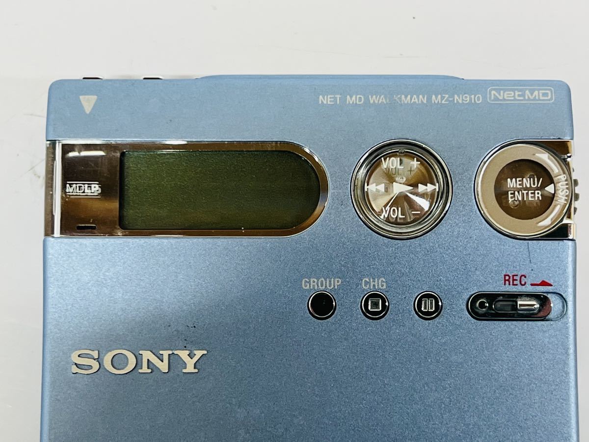 SONY NET MD WALKMAN MZ-N910 ＭＤウォークマン 未チェック ジャンク品 管理番号12017_画像9