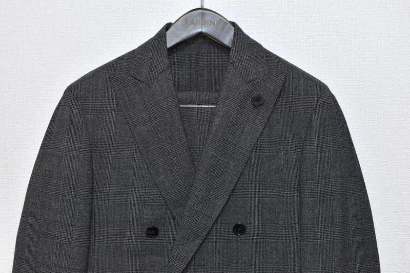 [ бесплатная доставка ] новый товар LARDINI Lardini Tessuto Esclusivo шерсть двубортный костюм 48 обычная цена 178000 иен b-tonie-ru приложен 
