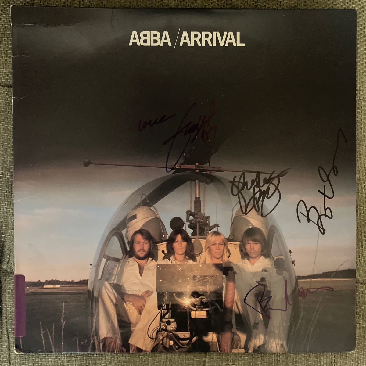 ABBA アバ 直筆サイン入りレコード US盤_画像1