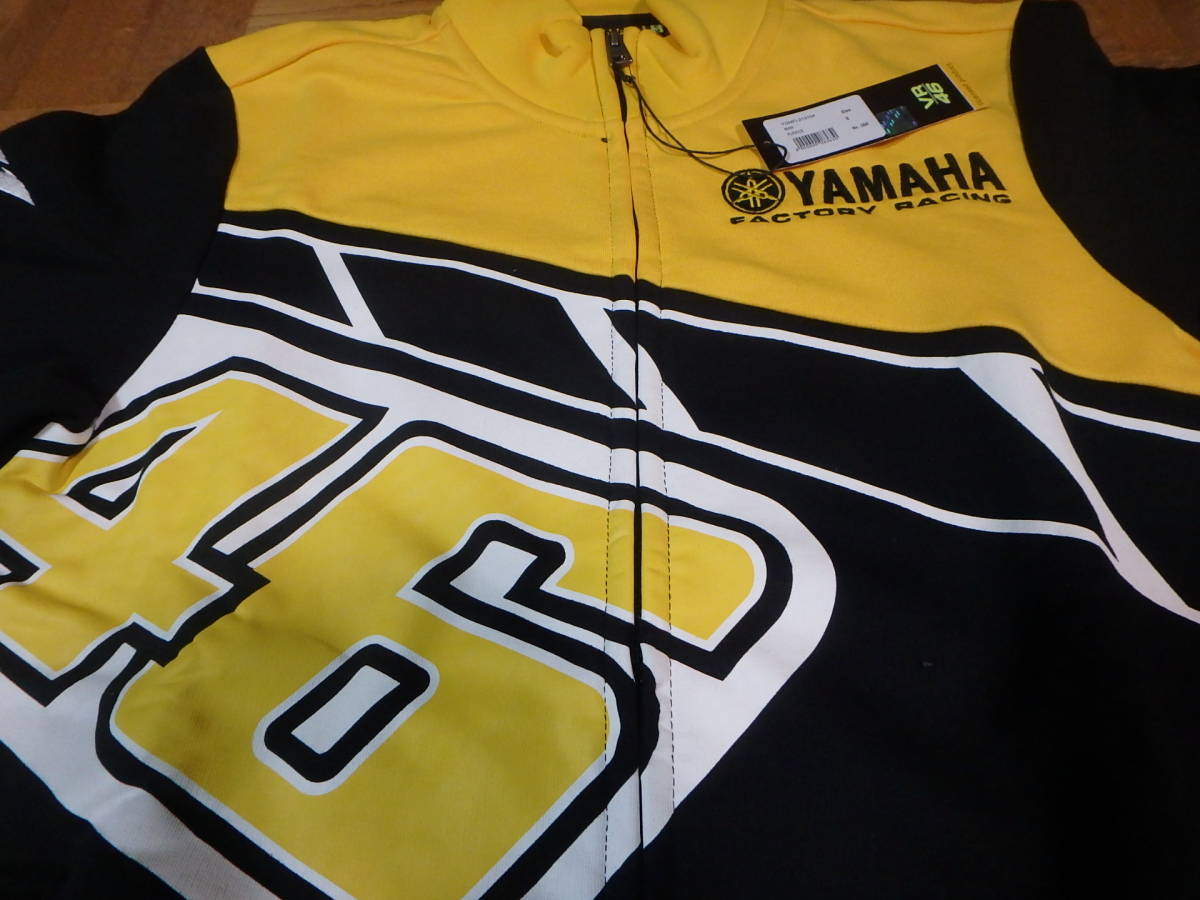 ★ VR46　ブイアール46〓Yamaha VR46 heritage fleece ジャケット〓S 新品 定価15,400円_画像4