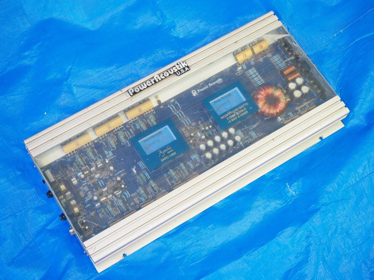 パワーアコースティック　2APC-1400　カーアンプ　アンプ　中古　PowerAcoustik_画像3