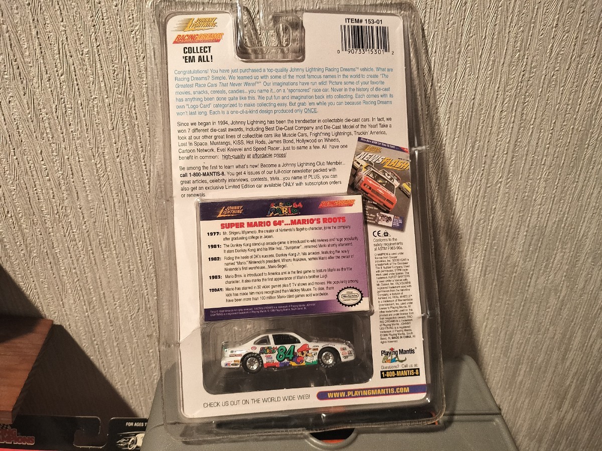 JOHNNY LIGHTNING LIMITED EDITION - RACING DREAMS 【SUPER MARIO 64 RACE CAR】ジョニーライトニング スーパーマリオ_画像2