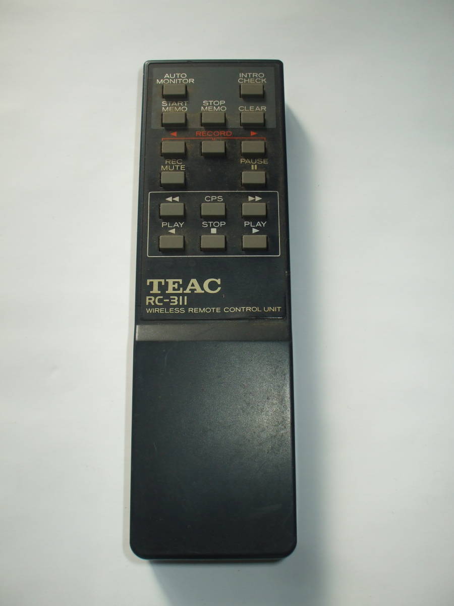 TEAC カセットデッキのリモコンです。_画像1