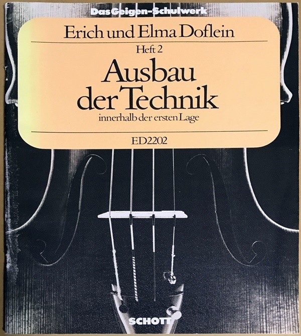 dof line violin textbook no. 1,2,3, volume import musical score DOFLEIN Der Anfang des Geigenspiels foreign book 