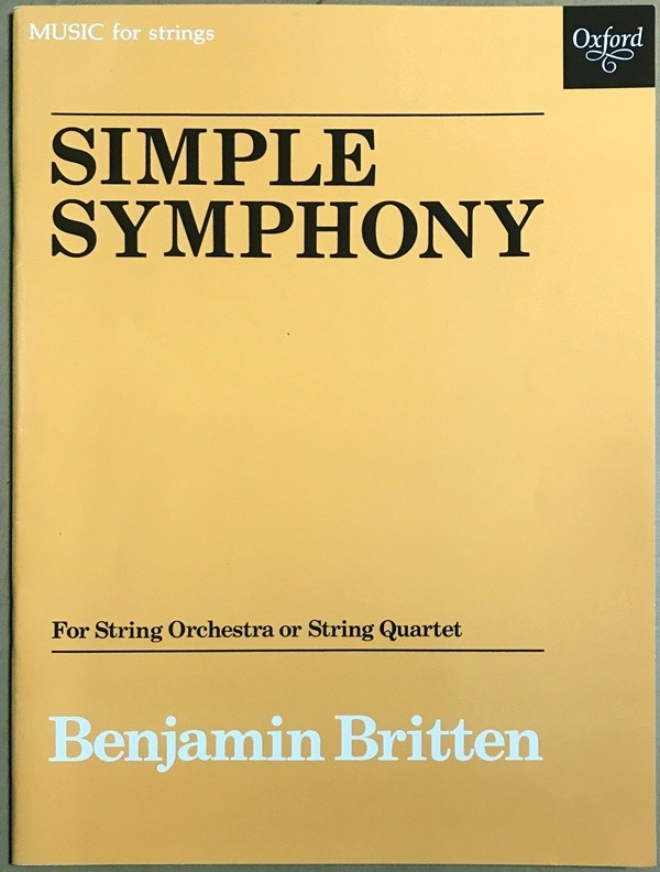 ブリテン シンプル・シンフォニー(単純な交響曲) Op.4 (スタディ・スコア) 輸入楽譜 BRITTEN Simple Symphony for String Orchestra Op.4の画像1