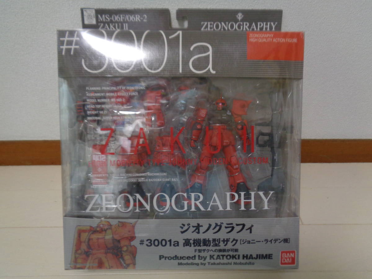 【未開封・新品】ジオノグラフィ #3001a 高機動型ザク【ジョニー・ライデン機】ZEONOGRAPHY BANDAI_画像1