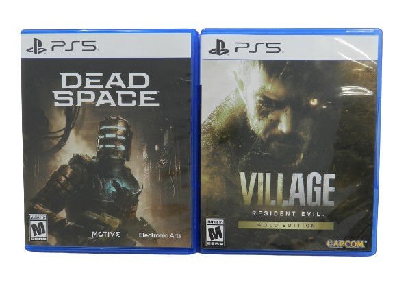PS5 DEAD SPACE / RESIDENT EVIL VILLAGE GOLD EDITION 輸入盤 中古品 [B035H041]_画像1