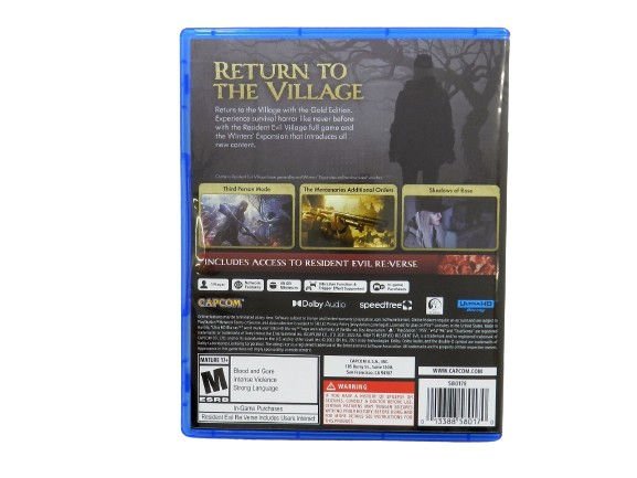 PS5 DEAD SPACE / RESIDENT EVIL VILLAGE GOLD EDITION 輸入盤 中古品 [B035H041]_画像6