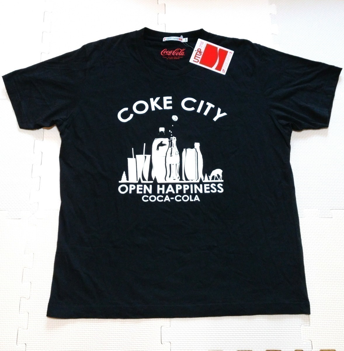 紙タグ付き未使用品 2012年 ユニクロ コカコーラ Tシャツ　UTGP　COCA-COLA_画像1