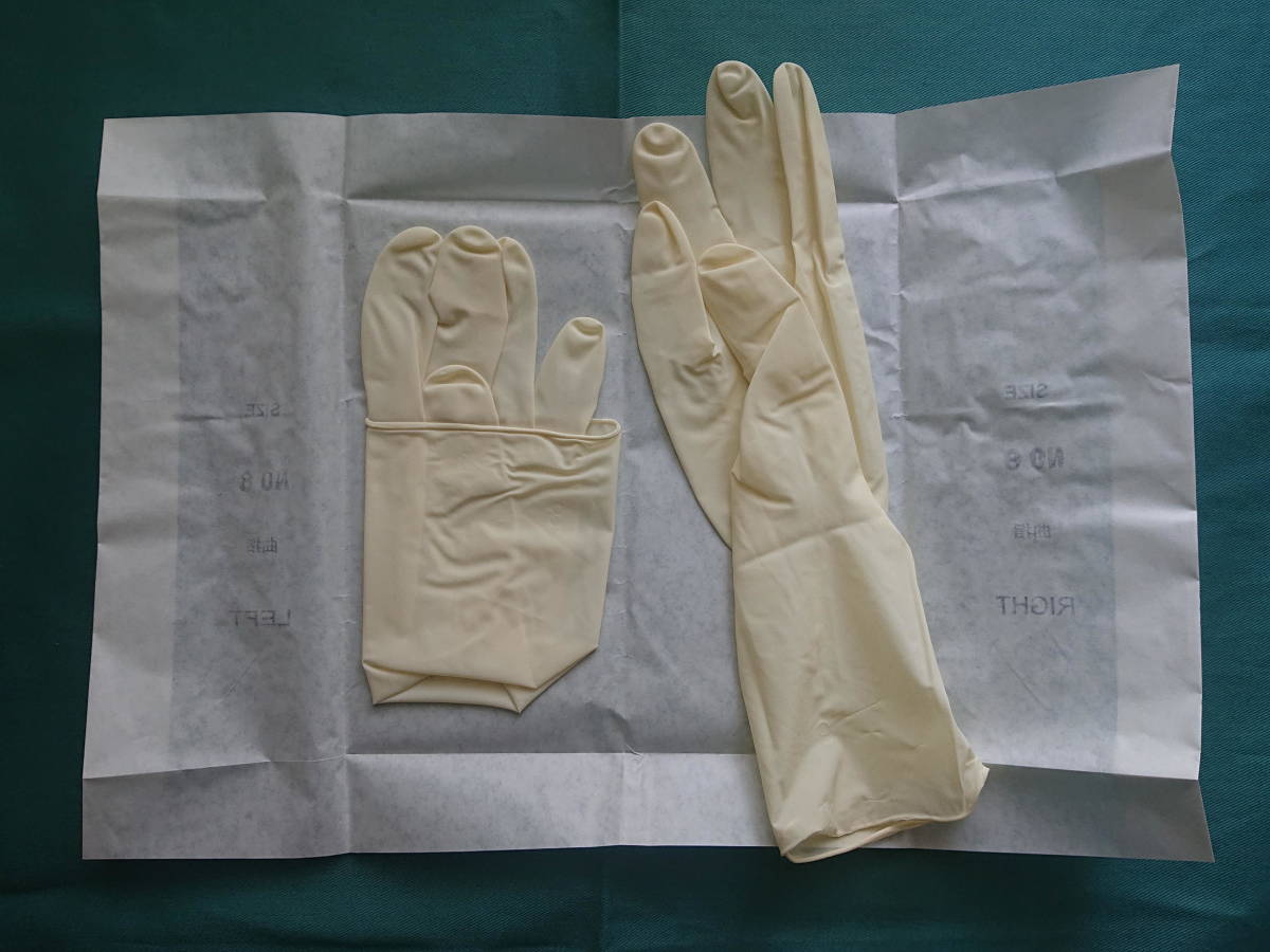  hand . for rubber gloves sun ko- silky Fit PF size 8 2.(2 sack ) [ postage included ]