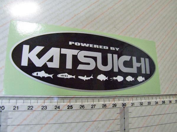 Katsuichi/カツイチ！楕円・お魚集合！ステッカー/シール_画像1