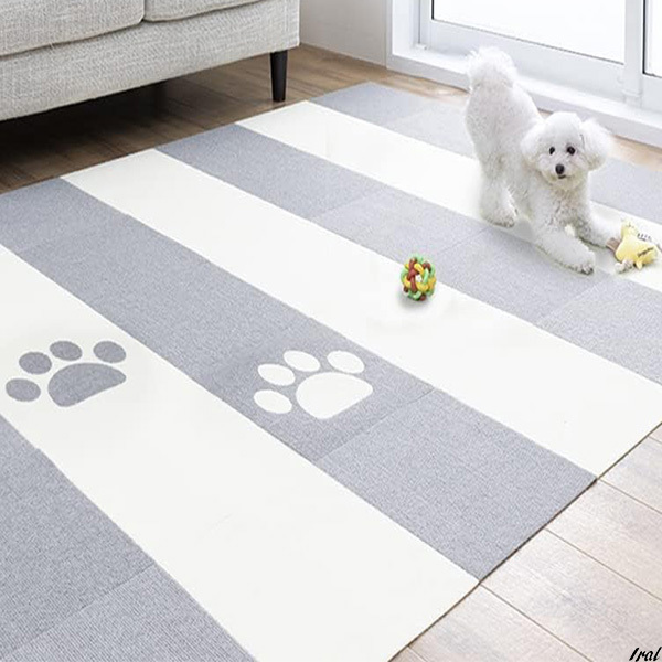  pet mat 30x30cm 20 sheets water repelling processing pair type entering tile mat dog for slipping prevention carpet stylish 