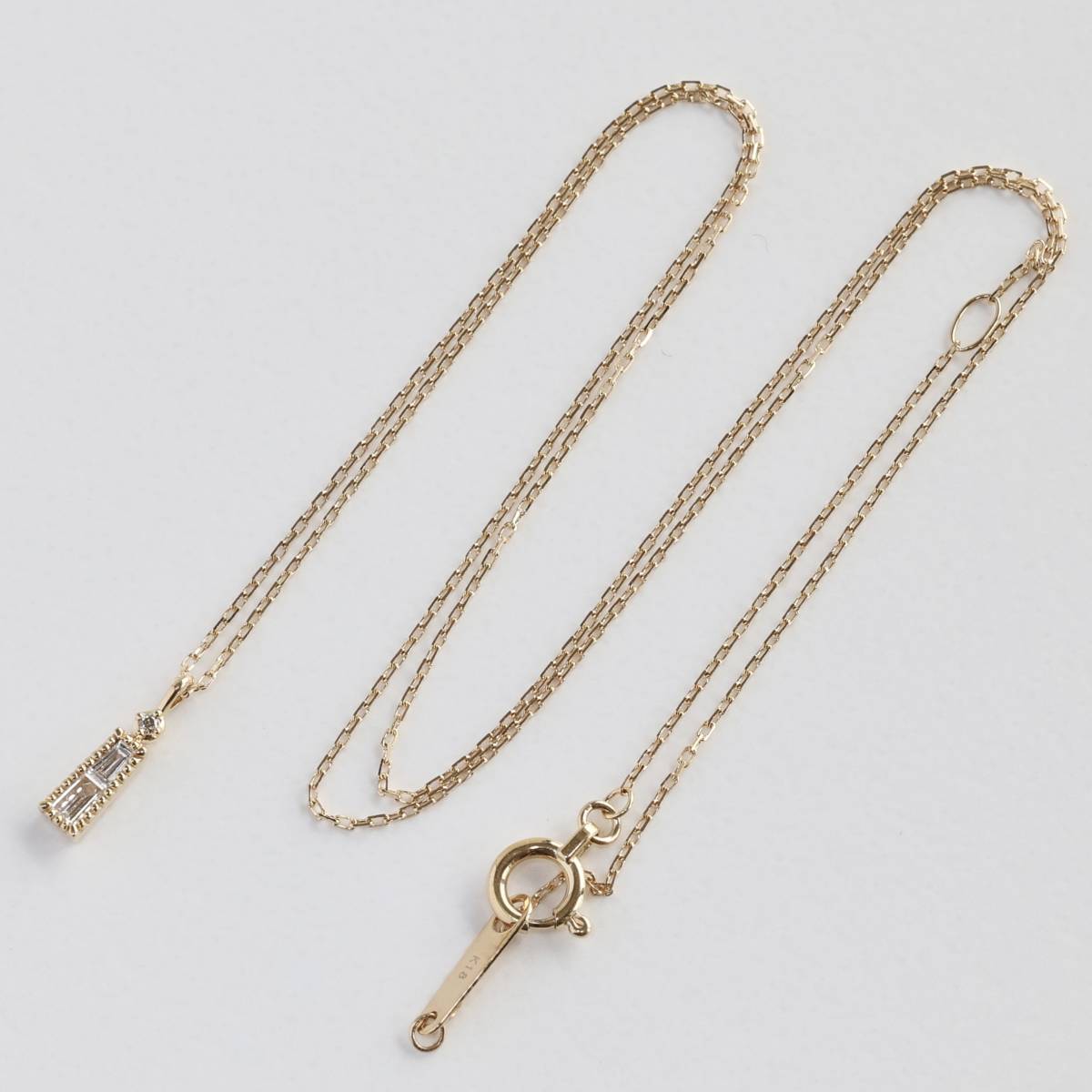 K18 アガット 2021 winter limited ダイヤモンドネックレス K18 アガット 2021 winter limited ダイヤモンドネックレス