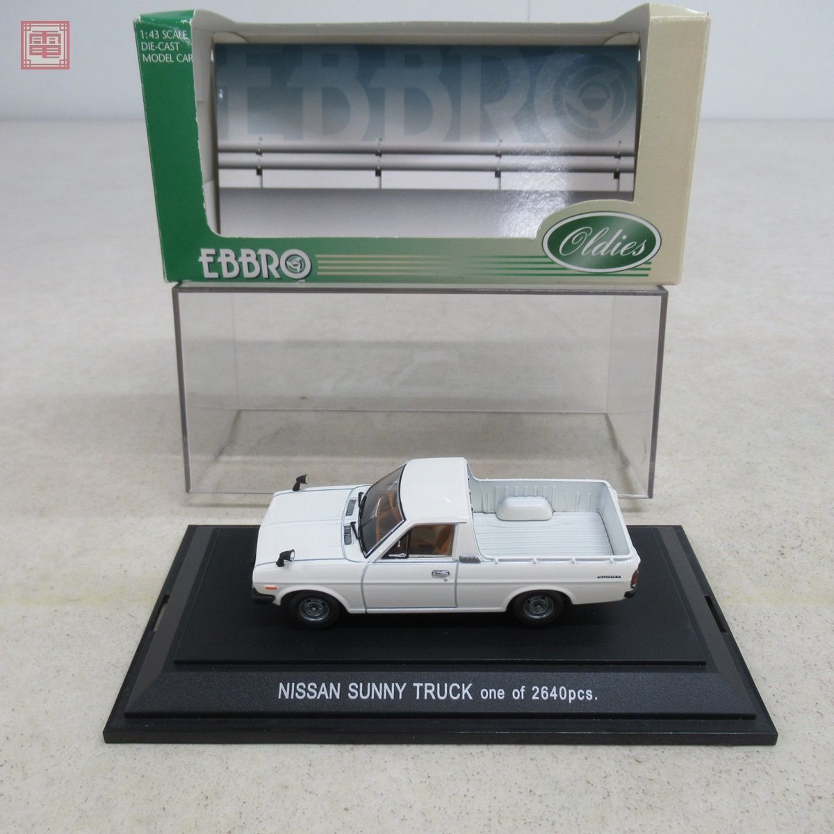 エブロ 1/43 ニッサン サニートラック ホワイト No.184 EBBRO NISSAN SUNNY TRUCK【20_画像1