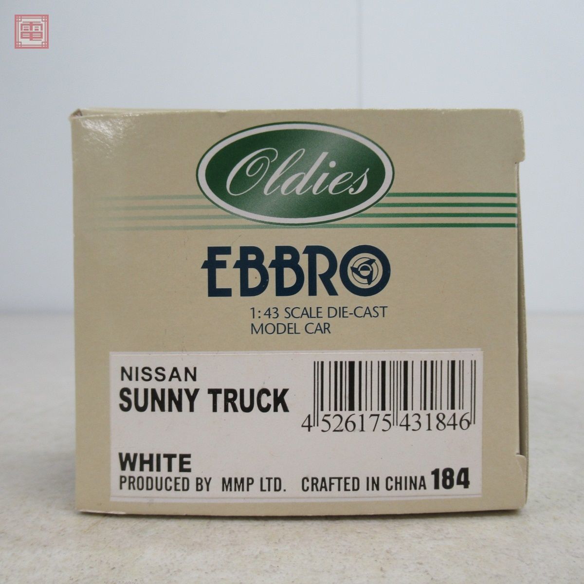 エブロ 1/43 ニッサン サニートラック ホワイト No.184 EBBRO NISSAN SUNNY TRUCK【20_画像2