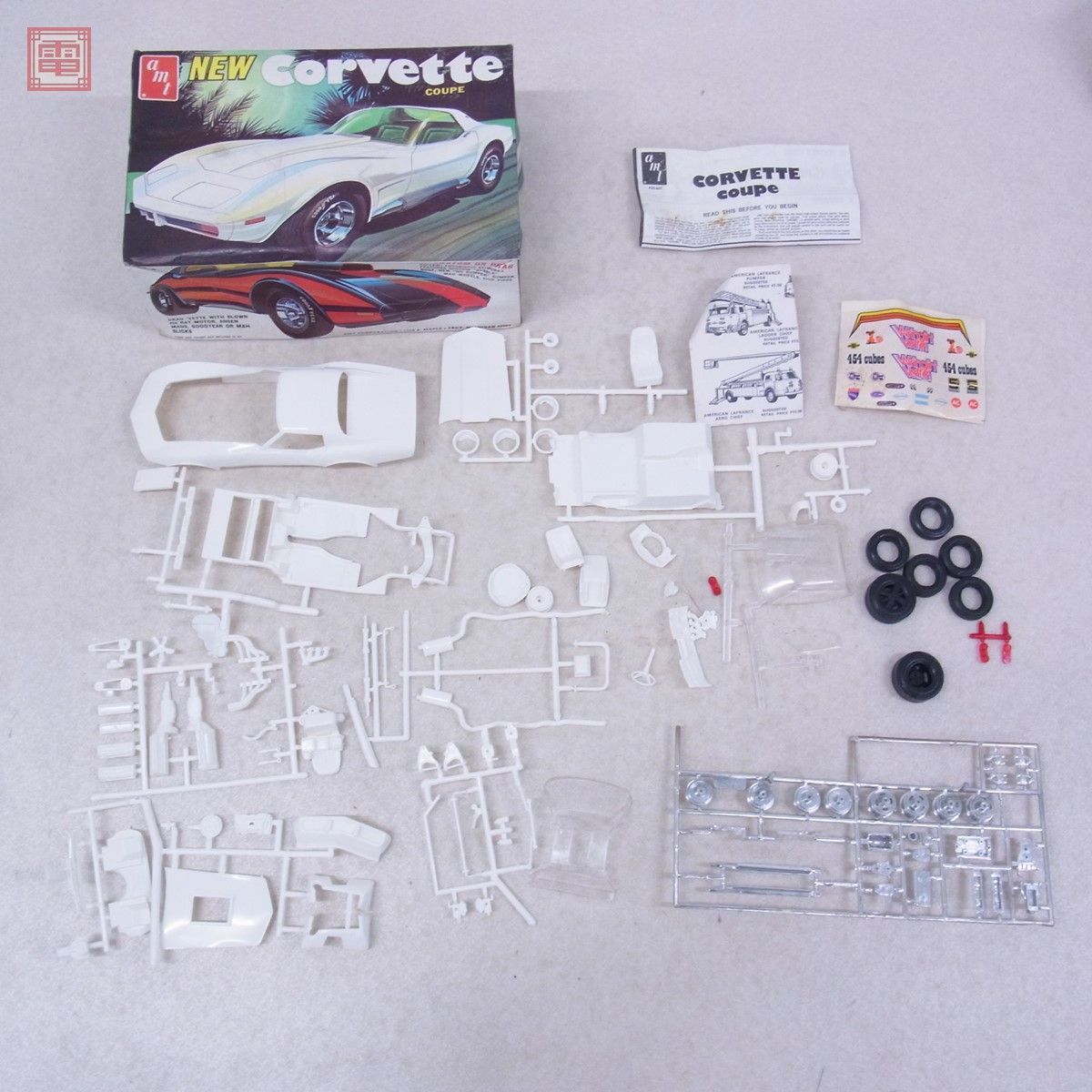 amt 1/25 ’59 コルベット/ニュー コルベット クーペ 計2個セット CORVEET COUPE 現状品【20_画像6