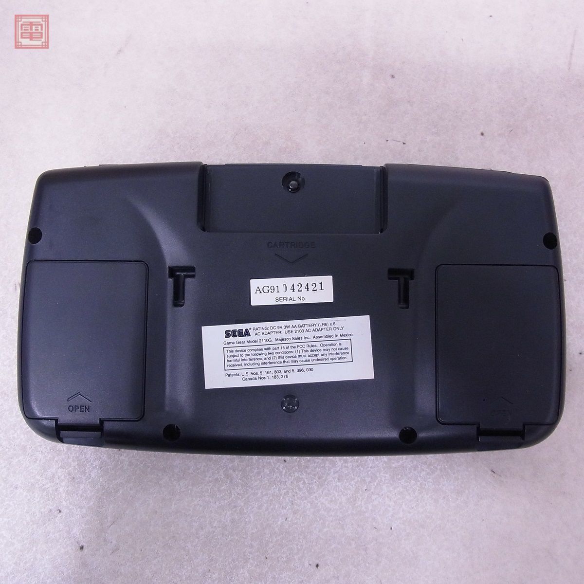 GG ゲームギア 北米版 海外版 GAME GEAR 本体 MK-2110G セガ GG ゲームギア 北米版 海外版 GAME GEAR 本体 MK-2110G セガ