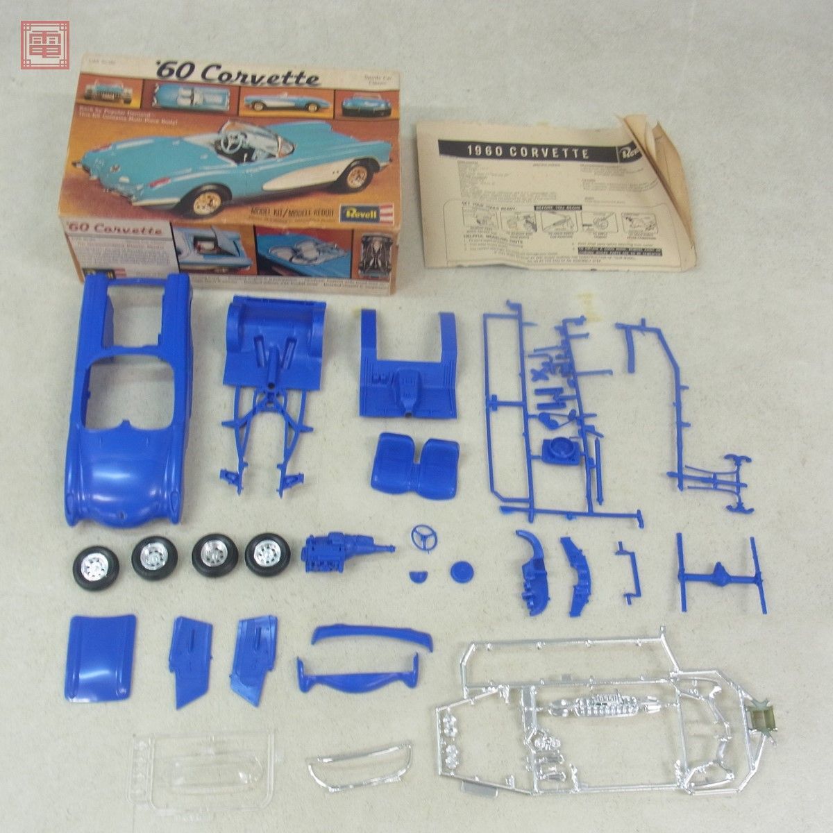 レベル 1/25 XK-E ジャガー/’60 コルベット/オースチン ヒーレー 100 Six 計3個セット Revell JAGUAR CRVETTE AUSTIN HEALEY【20_画像4