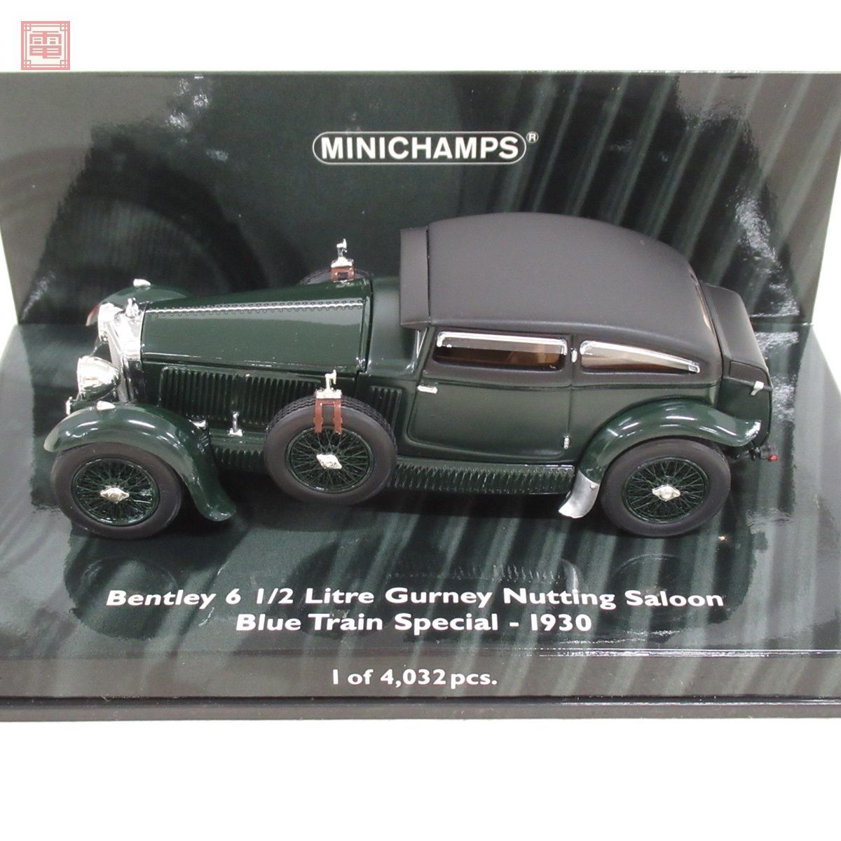 PMA 1/43 ベントレー 6 1/2 Litre Gurney Nutting サルーン ブルートレインスペシャル 1930 グリーン 436139501 MINICHAMPS Bentley【10_画像2