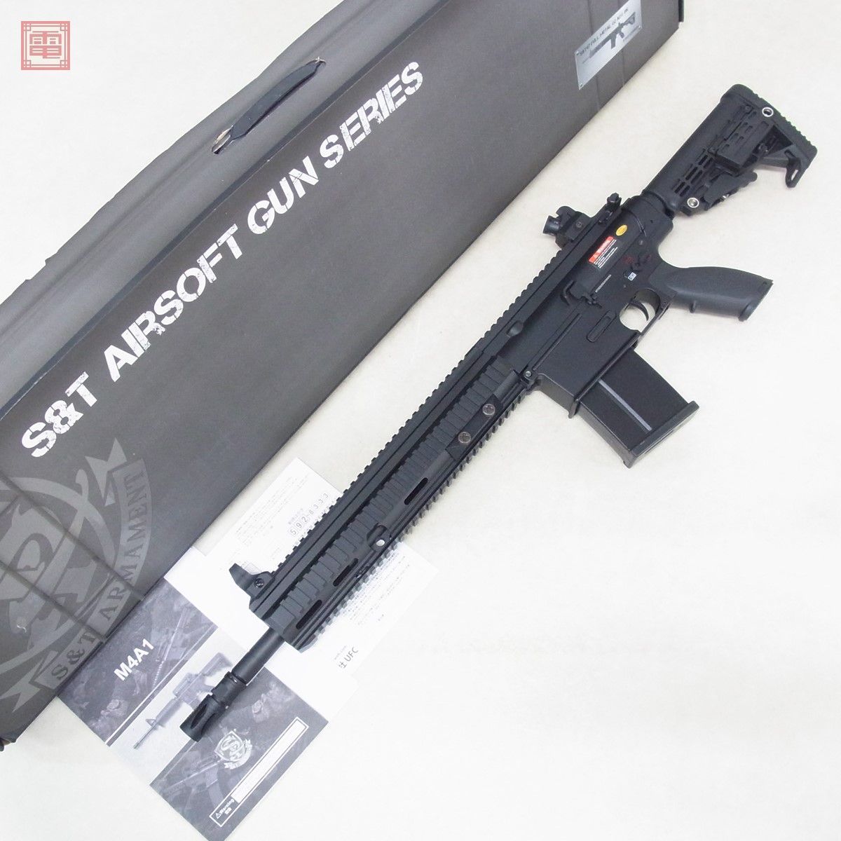 S&T フルメタル 電動ガン HK417D ST47 G2 AEG BK ストック換装 STAEG299MBKN 無刻印 現状品【60_画像1