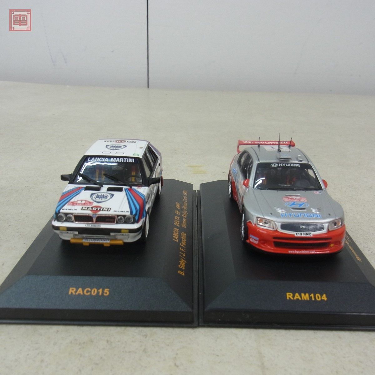 イクソ 1/43 プジョー 307 WRC #7/ランチア デルタ HF 4WD/ヒュンダイ アクセント WRC #11 等 計4台セット ixo【10_画像9