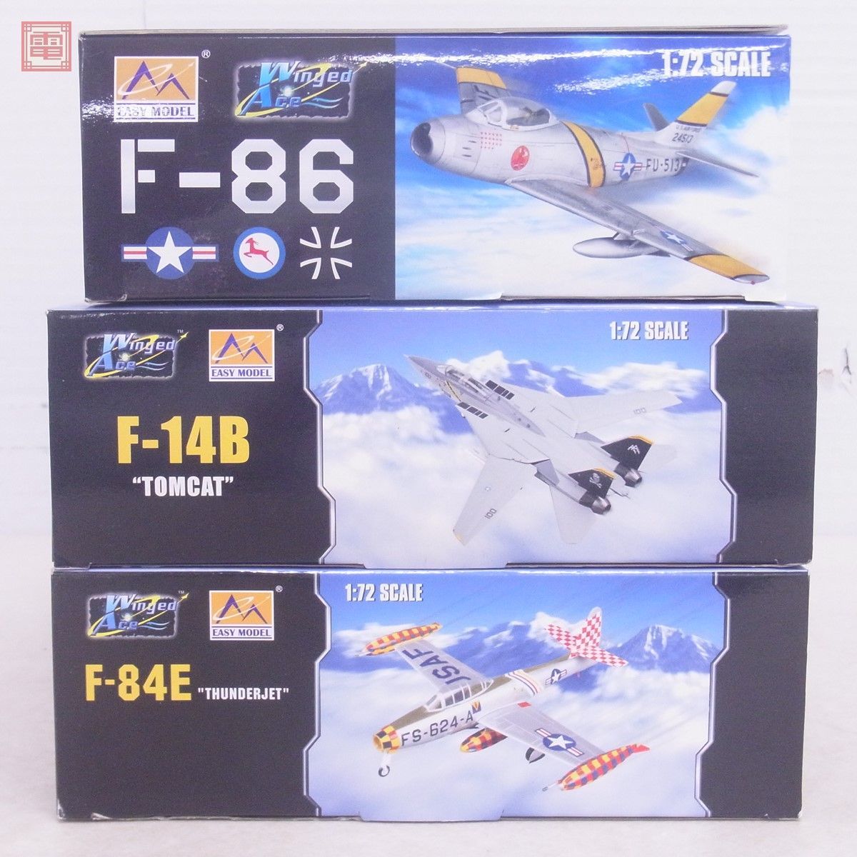 イージーモデル 1/72 37107 F-84E サンダージェット / 37186 F-14B トムキャット / 37104 F-86 計3点セット EASY MODEL 【20_画像2