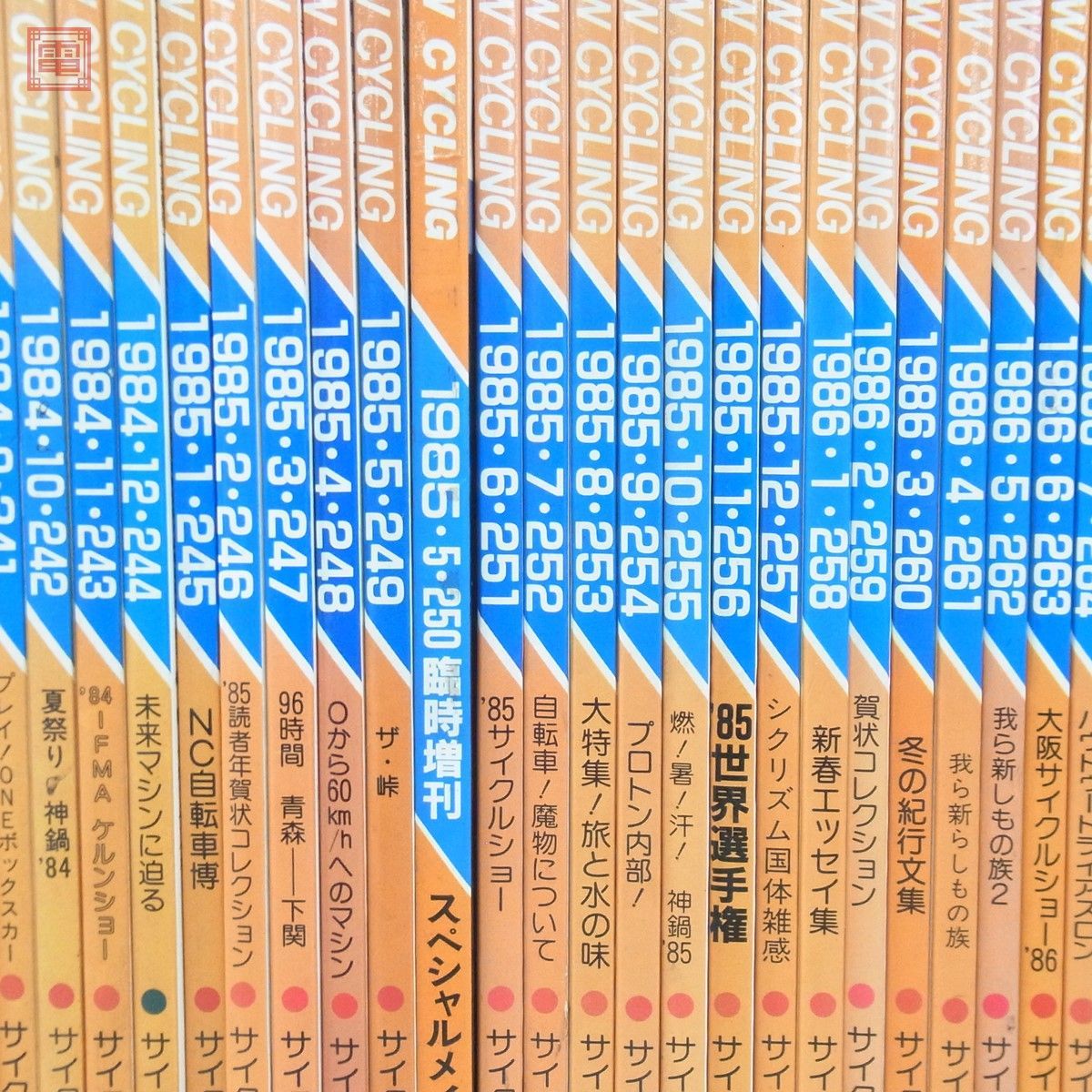 ニューサイクリング 1980年〜1989年 まとめて115冊セット NEW CYCLING サイクル出版 ベロ出版 大量セット ランドナー 当時物【DA_画像5