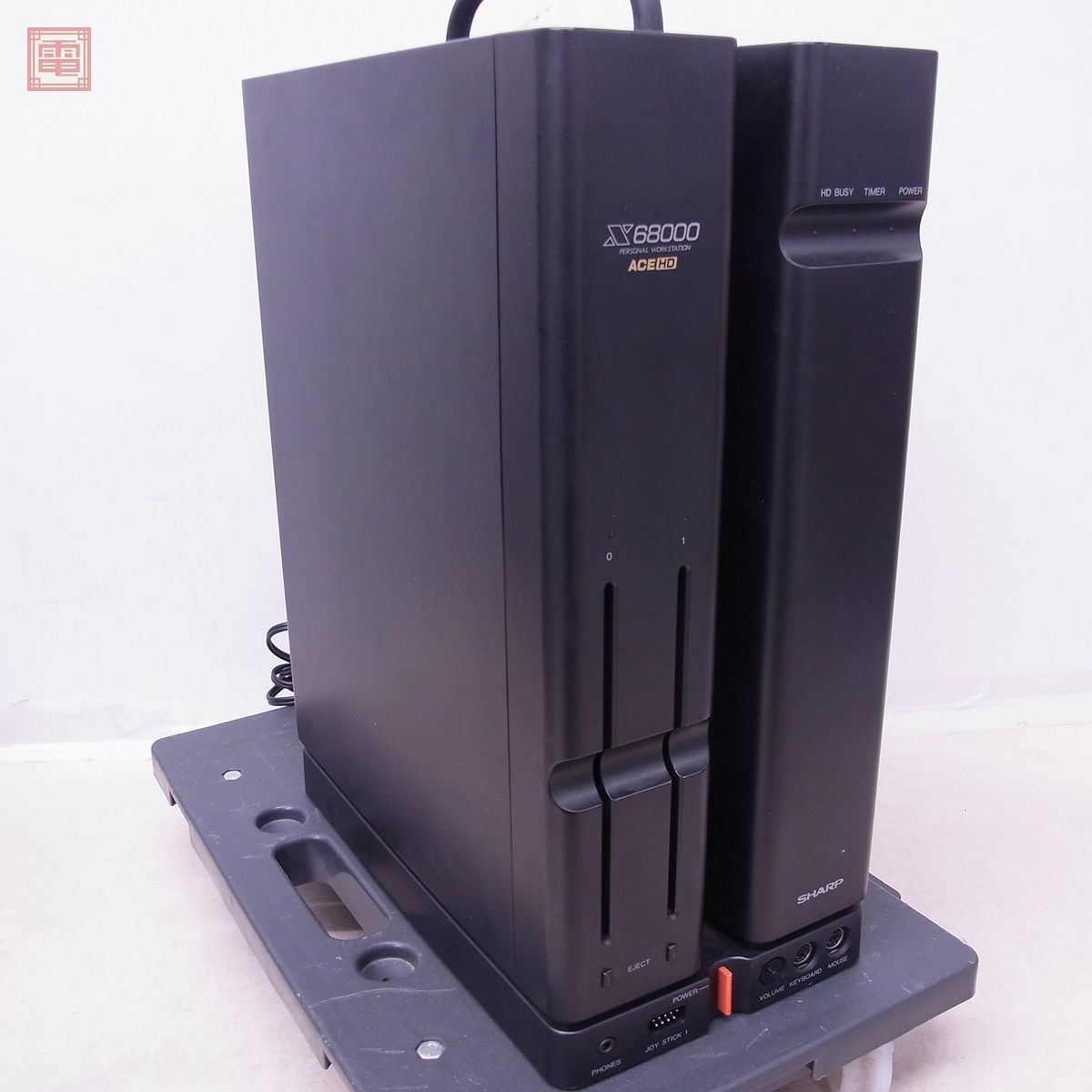 1円〜 SHARP X68000ACE HD (CZ-611C-BK） 本体 通電OK HDD無し 箱説・キーボード・マウス・FD付 シャープ ジャンク パーツ取りにどうぞ【60_画像4