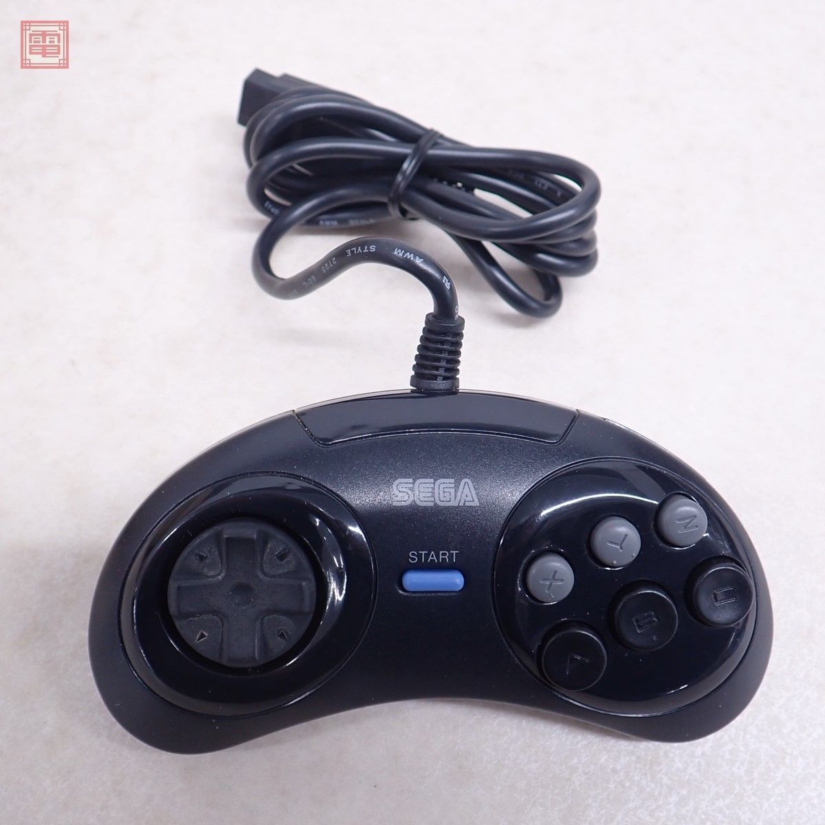 動作品 MD2 メガドライブ2 本体 HAA-2502 MEGA DRIVE 2 セガ SEGA 箱説+ソフト付【20_画像7