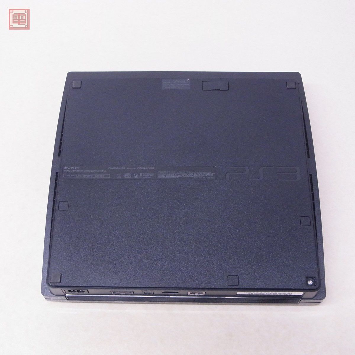 動作確認済 PS3 プレステ3 本体 チャコール・ブラック CECH-2000A ソニー SONY 箱説付 HDD 欠【40_画像3