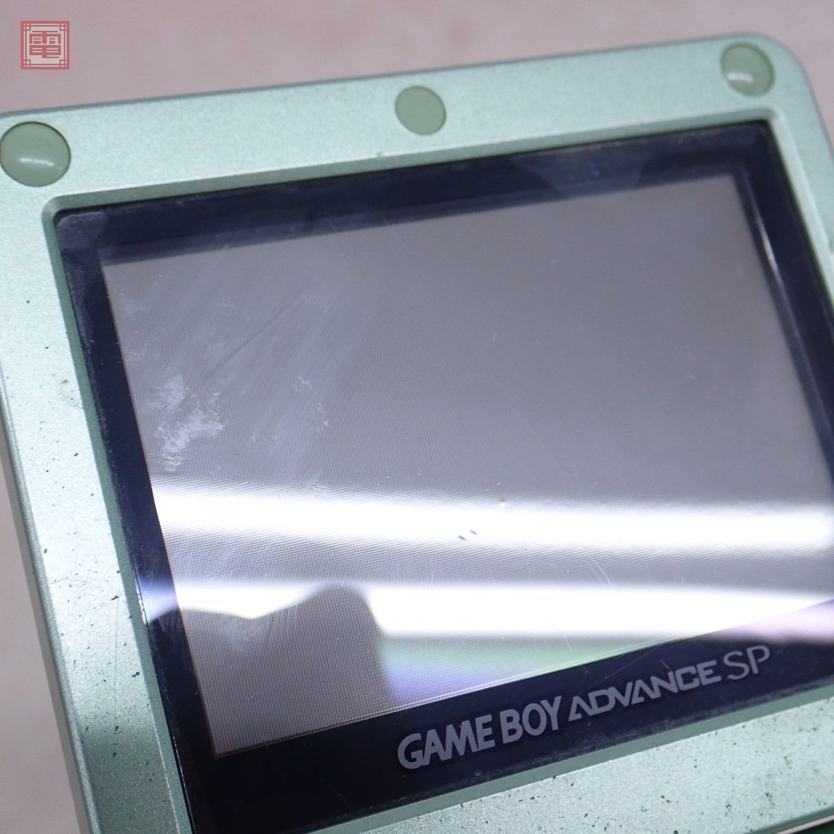 動作品 GBASP ゲームボーイアドバンスSP AGS-001 トイザらス限定 パールグリーン Nintendo 任天堂【10_画像8
