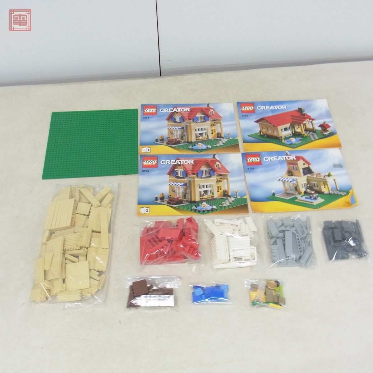 レゴ クリエイター 4954 別荘/4956 ハウス/6754 ファミリーホーム 計3点セット LEGO CREATOR 現状品【40_画像2