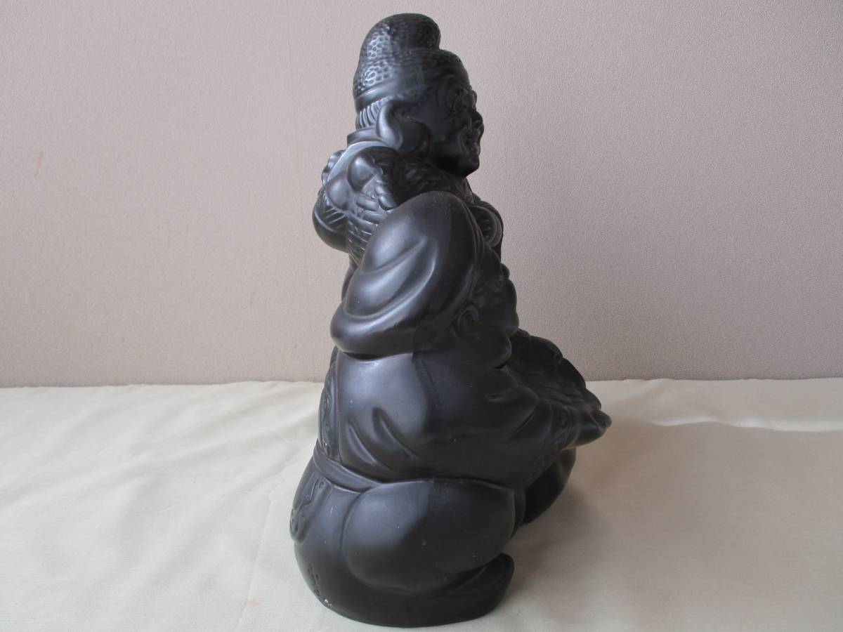大黒・恵比寿の置物 陶器製・縁起物・七福神・インテリア・美術 大黒・恵比寿の置物 陶器製・縁起物・七福神・インテリア・美術